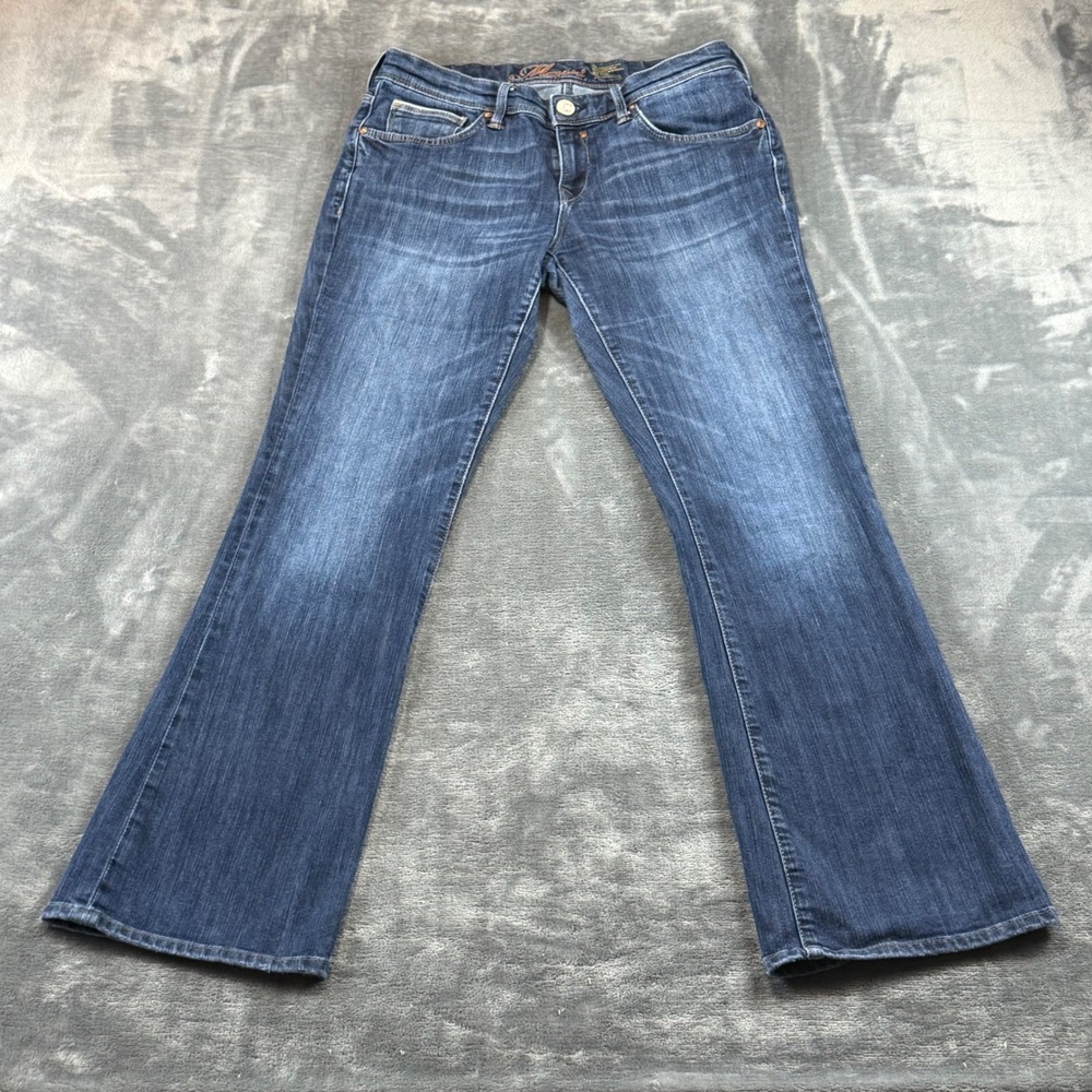 Mavi Molly Bootcut Jeans Dark Wash Mid Rise Denim 30/32 1013610909